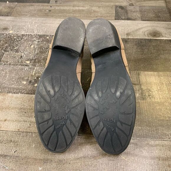 Korks by Kork Ease Women’s Size 8.5 Suede Ankle Booties Tan Slip On Block Heel - Picture 9 of 11